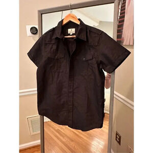 Scott‎ James England Button Down Shirt Black Size Small